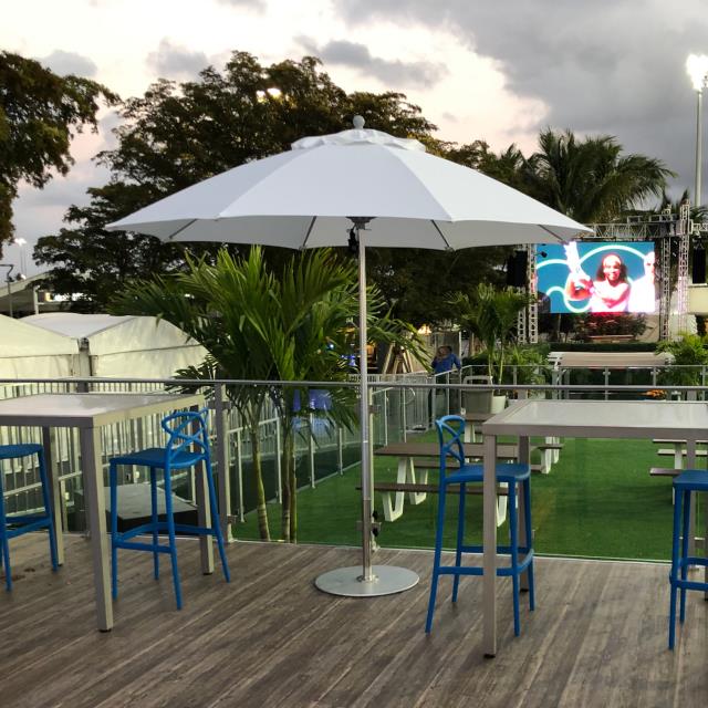 Where to find MARKET UMBRELLA 9 RD-WHITE in Miami