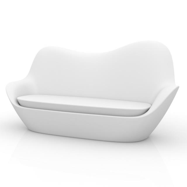 Rental store for SABINAS SOFA WHITE W CUSHION in Miami FL