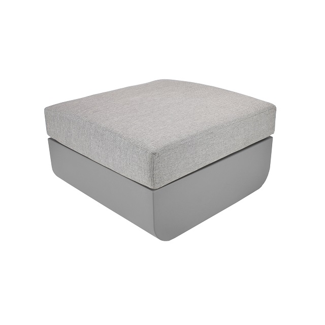 Rental store for ULM OTTOMAN-TAUPE W TAUPE CUSHION in Miami FL