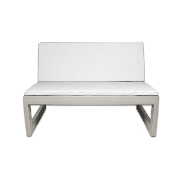 Rental store for FRAME ARMLESS SOFA-ECRU WITH CUSHION in Miami FL