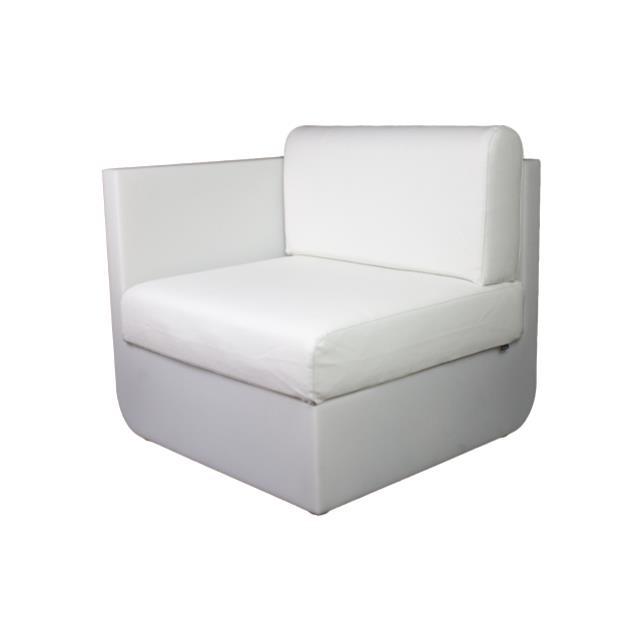 Rental store for ULM CHAIR RIGHT-RGBW LED W WHITE CUSH in Miami FL